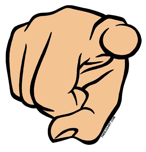 cartoon hands clipart|cartoon finger pointing at you.